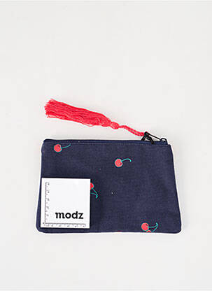 Trousse imprimé fantaisie bleu PETITE MENDIGOTE femme