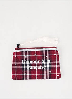 Trousse imprimé fantaisie violet PETITE MENDIGOTE femme