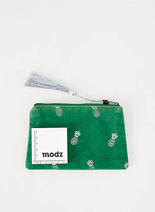 Trousse imprimé fantaisie vert PETITE MENDIGOTE femme
