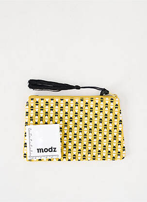 Trousse broderie jaune PETITE MENDIGOTE femme