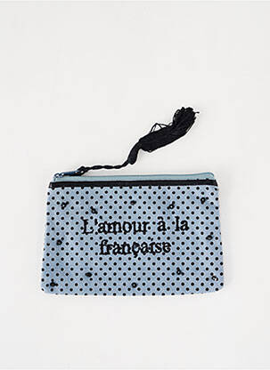 Trousse imprimé fantaisie gris PETITE MENDIGOTE femme