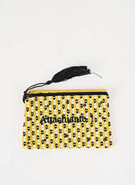 Trousse imprimé fantaisie jaune PETITE MENDIGOTE femme