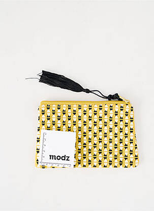 Trousse imprimé fantaisie jaune PETITE MENDIGOTE femme