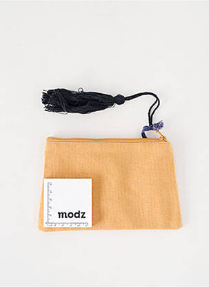 Trousse broderie marron PETITE MENDIGOTE femme
