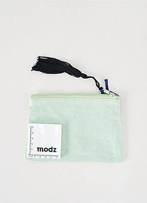Trousse broderie vert PETITE MENDIGOTE femme