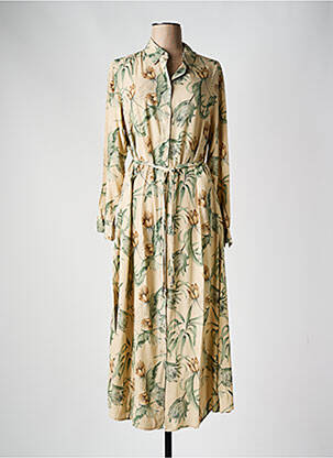 Robe longue manches longues manches longues beige MASON'S femme