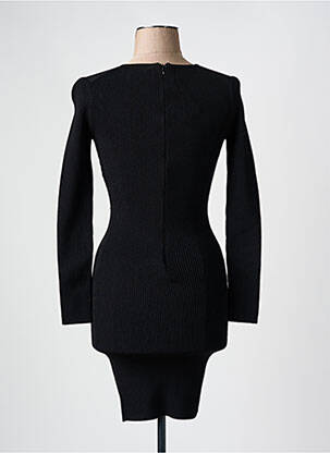 Robe courte manches longues manches longues noir MICHAEL KORS femme