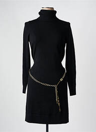 Robe pull stretch manches longues noir MICHAEL KORS femme