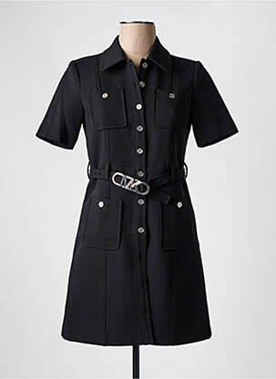 Robe courte manches courtes manches courtes noir MICHAEL KORS femme