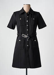Robe courte manches courtes manches courtes noir MICHAEL KORS femme