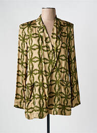 Veste casual coupe droite vert BAZAR DELUXE femme