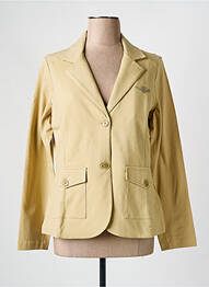 Veste casual coupe cintrée beige AERONAUTICA femme