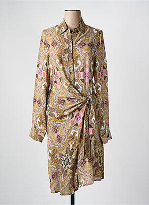 Robe mi-longue vert BAZAR DELUXE pour femme