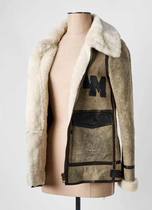 Blouson beige AERONAUTICA pour femme