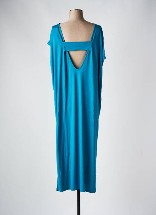 Robe longue bleu MAEVY pour femme