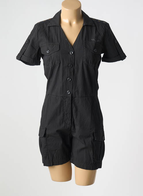 Combishort noir AERONAUTICA pour femme