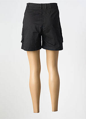Short fermeture zippée sous rabat boutonné taille normale noir AERONAUTICA femme