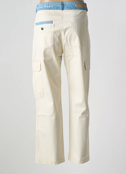 Pantalon cargo beige AERONAUTICA pour femme