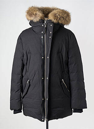 Doudoune poches a capuche noir MACKAGE femme