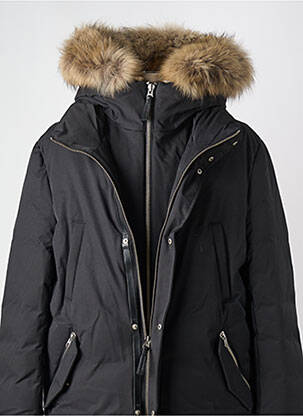 Doudoune poches a capuche noir MACKAGE femme