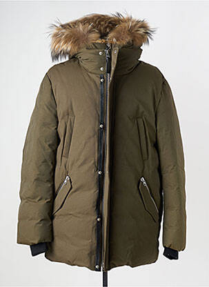 Doudoune poches a capuche vert MACKAGE femme