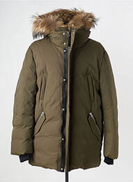 Doudoune poches a capuche vert MACKAGE femme