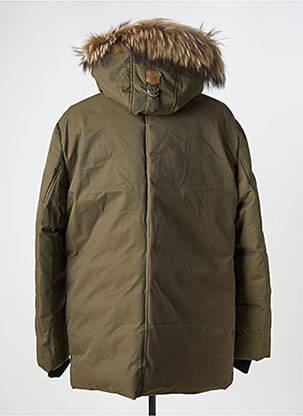 Doudoune poches a capuche vert MACKAGE femme