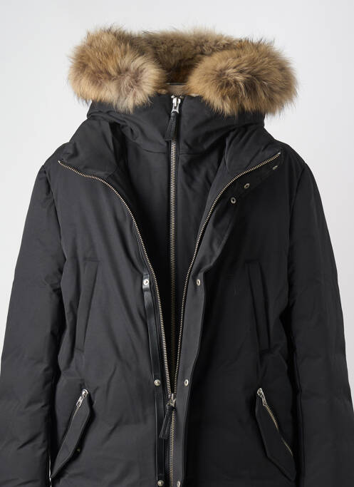 Doudoune poches a capuche noir MACKAGE femme