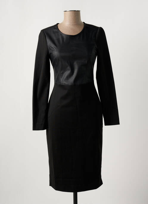 Robe mi-longue noir BCBGMAXAZRIA pour femme