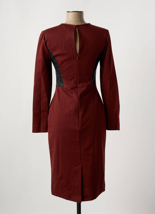 Robe mi-longue rouge BCBGMAXAZRIA pour femme