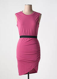 Robe courte sans manche sans manche violet BCBGMAXAZRIA femme