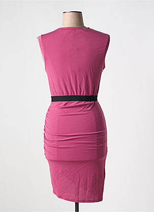 Robe courte sans manche sans manche violet BCBGMAXAZRIA femme
