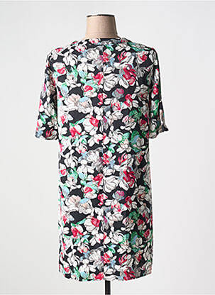 Robe courte coupe fluide manches courtes noir BCBGMAXAZRIA femme