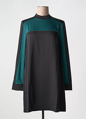 Robe courte manches longues manches longues vert BCBGMAXAZRIA femme