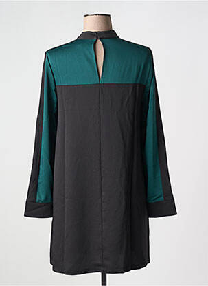 Robe courte manches longues manches longues vert BCBGMAXAZRIA femme
