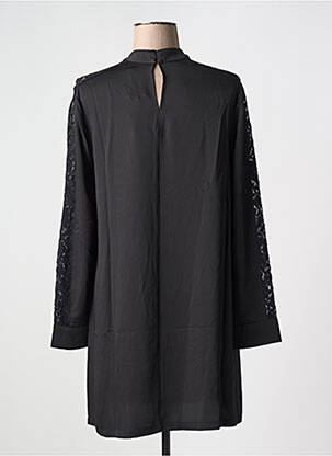 Robe courte manches longues manches longues noir BCBGMAXAZRIA femme