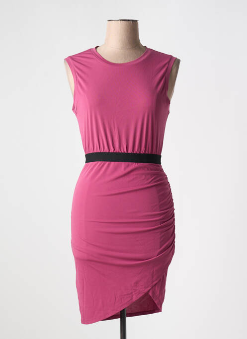 Robe courte violet BCBGMAXAZRIA pour femme