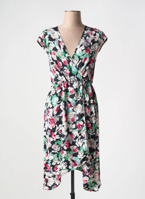 Robe mi-longue noir BCBGMAXAZRIA pour femme