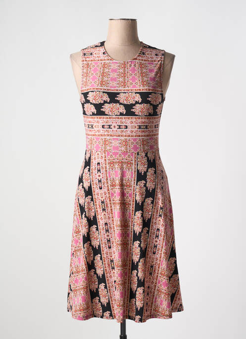 Robe mi-longue rose BCBGMAXAZRIA pour femme