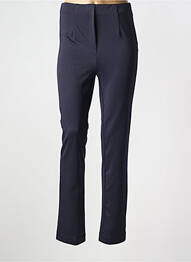 Pantalon slim slim bleu EDMOND BOUBLIL femme