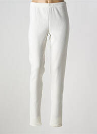 Pantalon slim taille élastique blanc EDMOND BOUBLIL femme