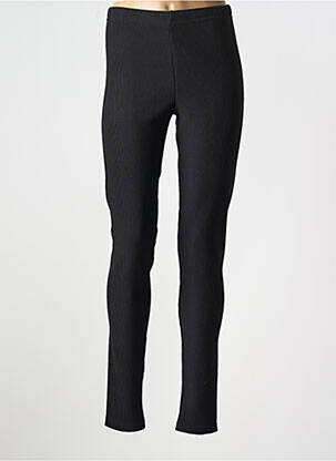 Pantalon slim taille élastique noir EDMOND BOUBLIL femme