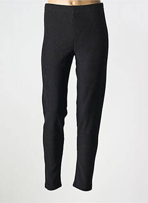 Pantalon slim taille élastique noir EDMOND BOUBLIL femme