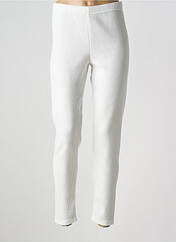 Pantalon slim blanc EDMOND BOUBLIL pour femme seconde vue