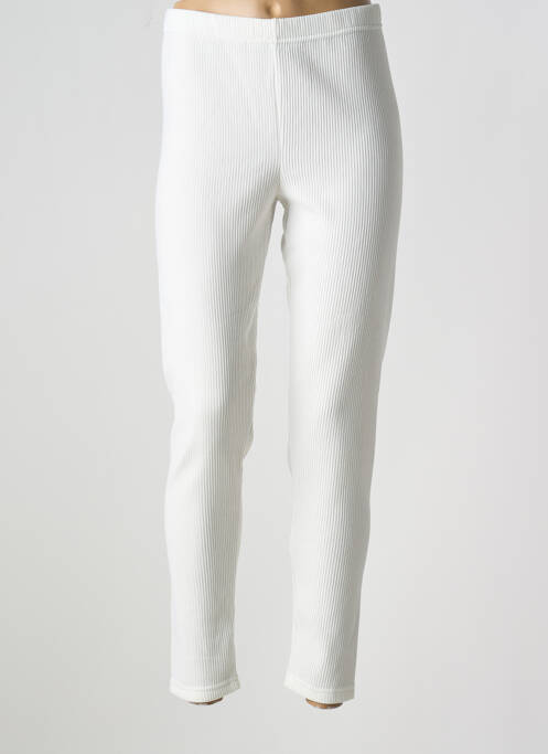 Pantalon slim blanc EDMOND BOUBLIL pour femme