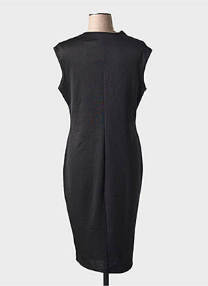 Robe mi-longue manches courtes manches courtes noir EDMOND BOUBLIL femme