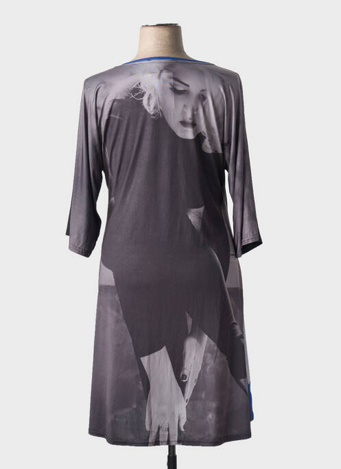 Robe mi-longue gris EDMOND BOUBLIL pour femme