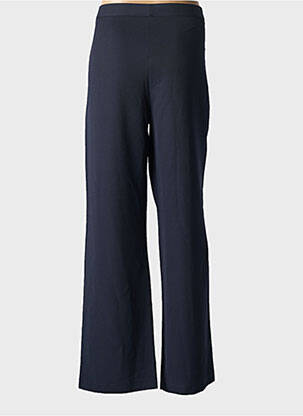 Pantalon droit tissage crêpe taille normale noir EDMOND BOUBLIL femme