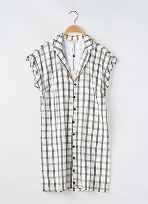 Robe courte manches courtes manches courtes blanc BCBGENERATION femme
