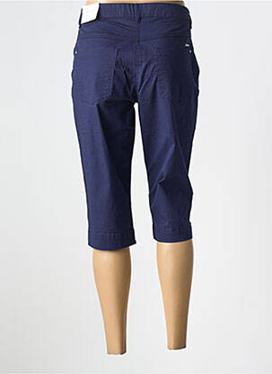 Corsaire tissage popeline taille normale bleu BRANDTEX femme